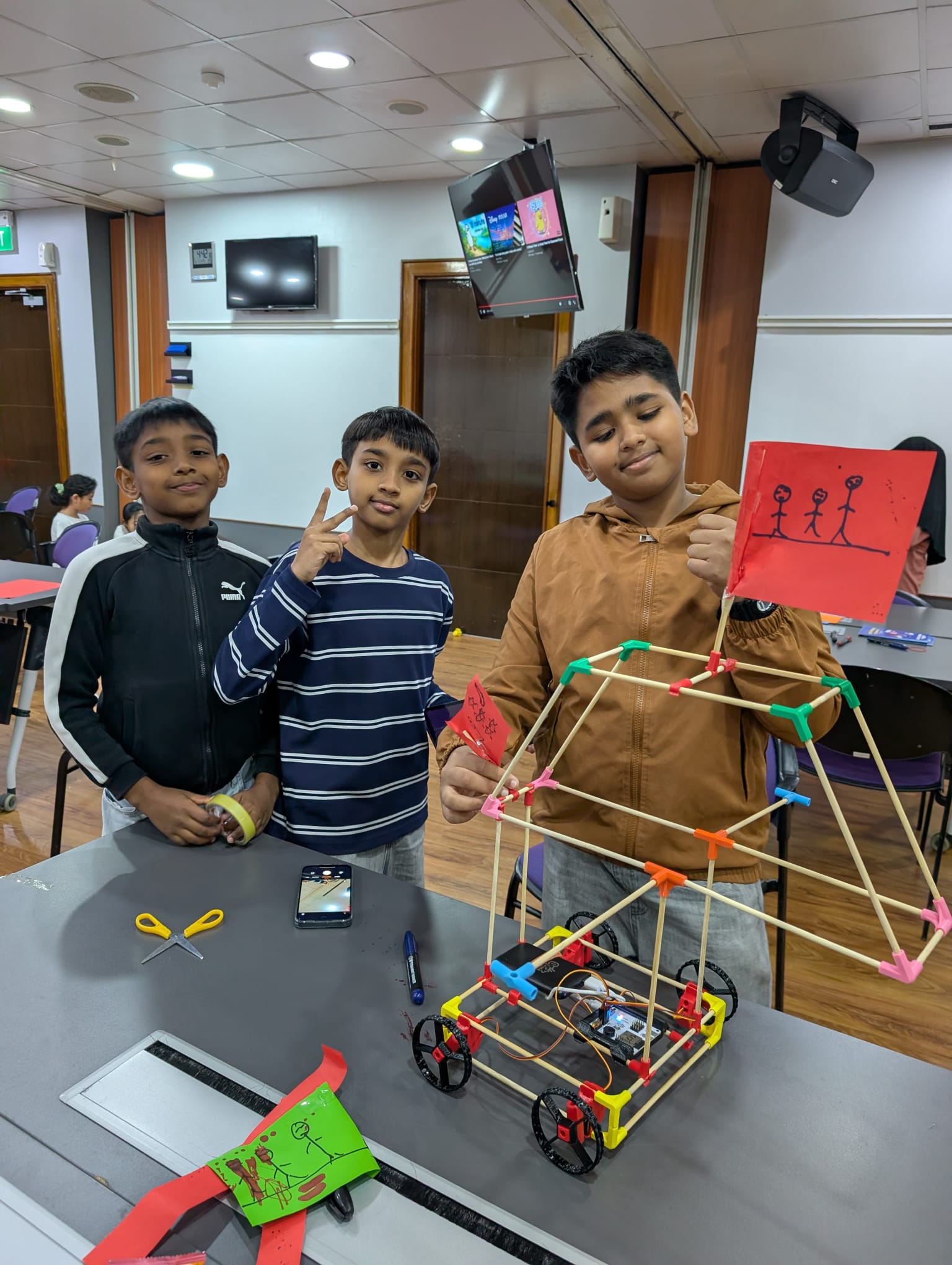 Student robot build